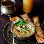 Sumac Hummus with Instant Lavash Crackers