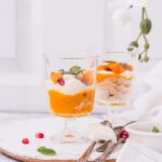 vegan mango mess served in two glasses