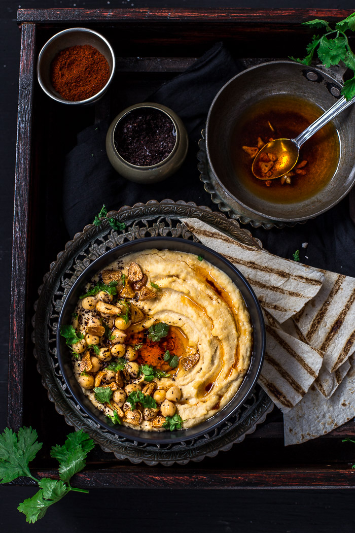 This Turkish style hummus recipe, Turkish Tadka Hummus, incorporates the best flavours from the Middle East. This easy, quick and plant-based dip definitely has that extra kick with an added Tadka.