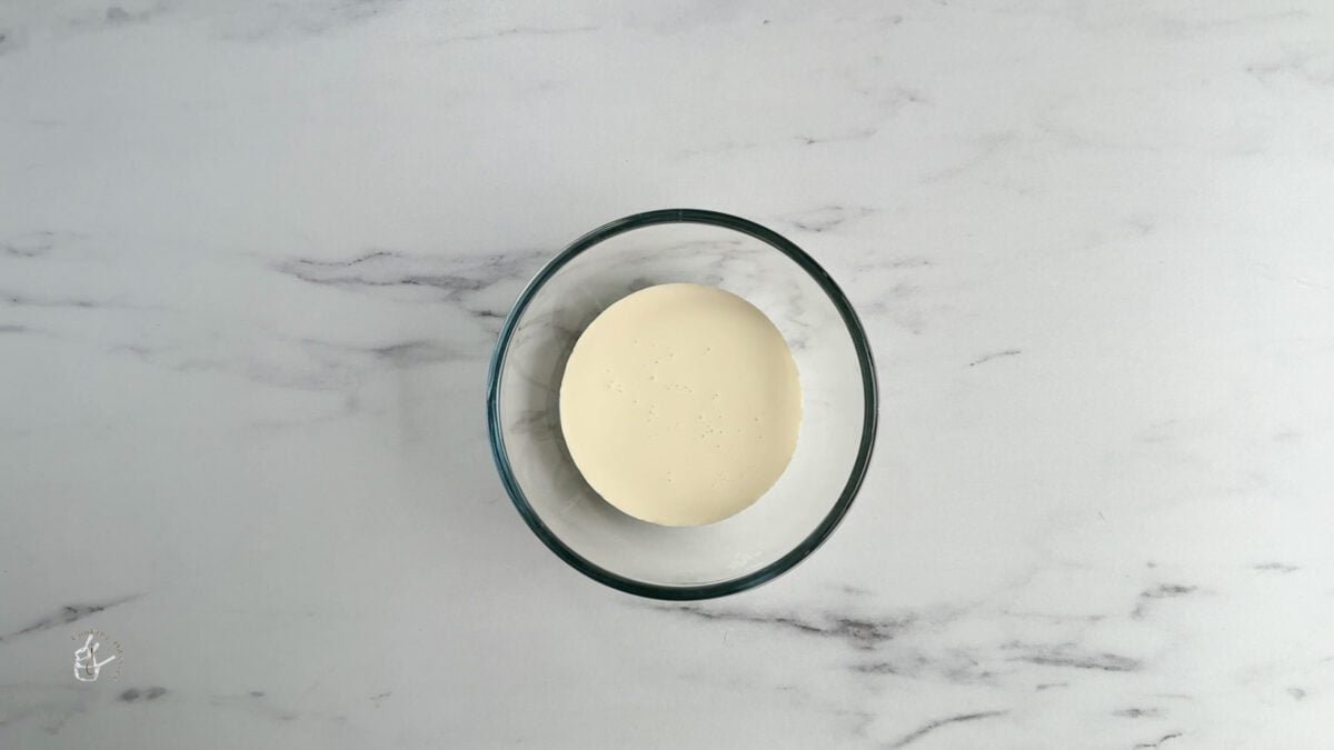 double cream in a mixing bowl - how to make butterbeer