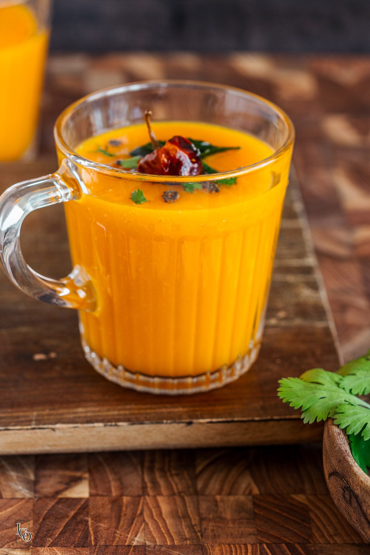 Fajeto served in a clear glass.